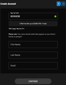 Create PointsBet Sportsbook NY Account