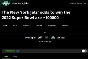 DraftKings Sportsbook NY Jets