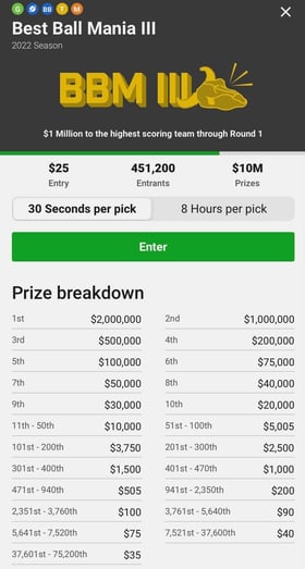 Underdog Fantasy Best Ball