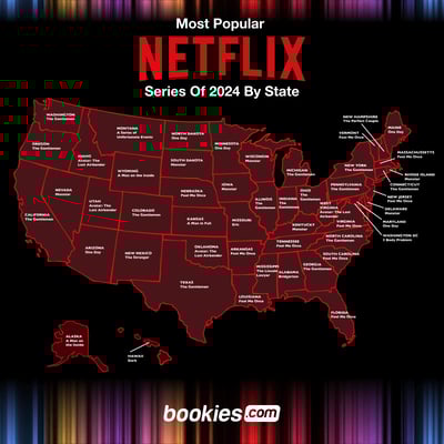 Most Popular Netflix Series of 2024 by State 1