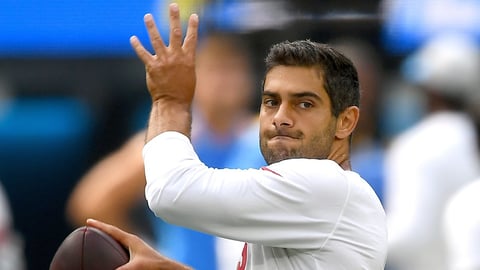 How Much Would You Make Betting On Jimmy Garoppolo Each Week?