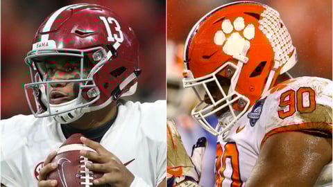 CFP Semifinals Betting 2018: Tua, Lawrence Create Quandary