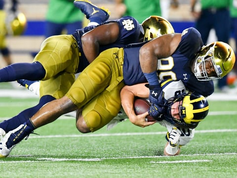 Notre Dame vs Michigan Football 1