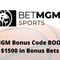 BetMGM Arizona Bonus Code BOOKIES: Get Up To $1,500 In Bonuses On March 29th, 2024
