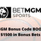 BetMGM Pennsylvania Bonus Code BOOKIES: Claim Up To $1,500 In Bonuses For March 29th, 2024