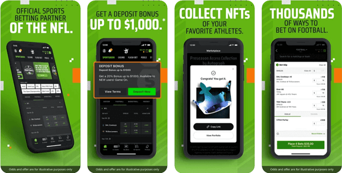DraftKings Sportsbook MA Mobile App