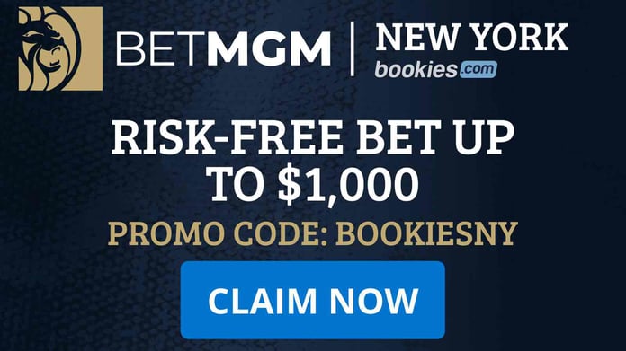 BetMGM New York Promo Code BOOKIESNY: $1000 Risk-Free Bet & Knicks Offer