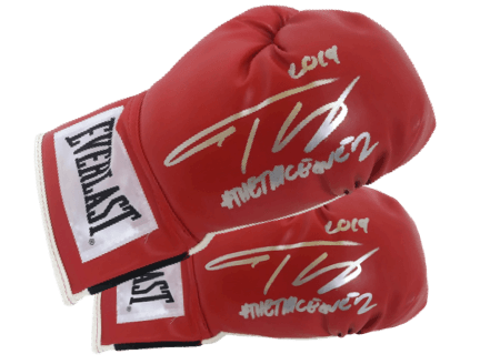 Win a Pair of Signed Gloves by Lightweight Champion Teofimo Lopez and George 